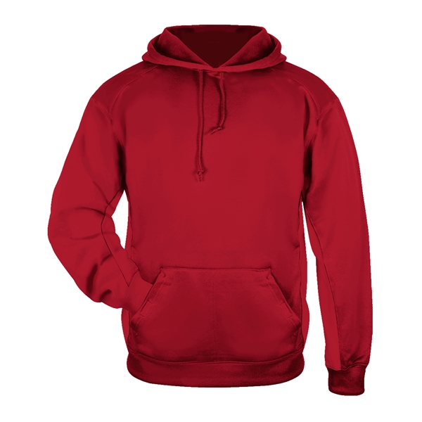 Youth fleece hood with no drawcord, textured waffle weave side and... from ASI 37461 Augusta Sportswear