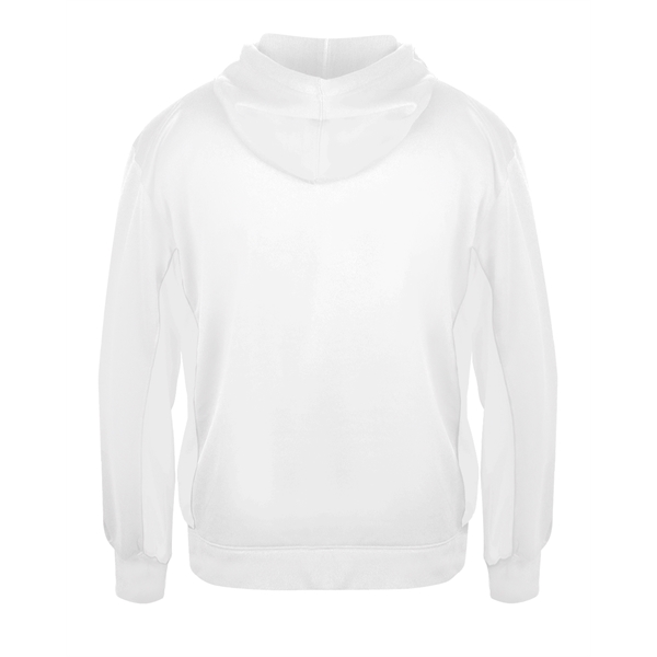 Youth fleece hood with no drawcord, textured waffle weave side and... from ASI 37461 Augusta Sportswear