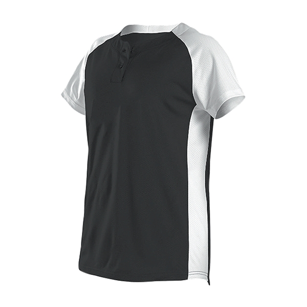 Two button henley with raglan shoulders (reversed placket for women).... from ASI 37461 Augusta Sportswear