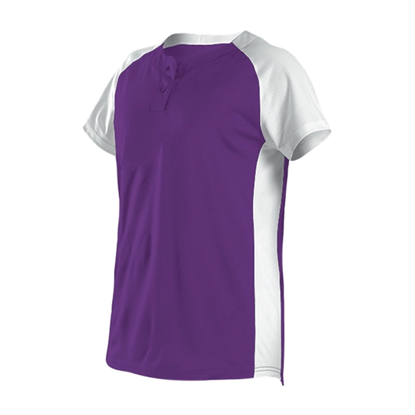 Two button henley with raglan shoulders (reversed placket for women).... from ASI 37461 Augusta Sportswear