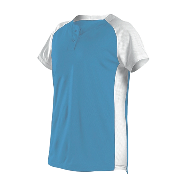 Two button henley with raglan shoulders (reversed placket for women).... from ASI 37461 Augusta Sportswear