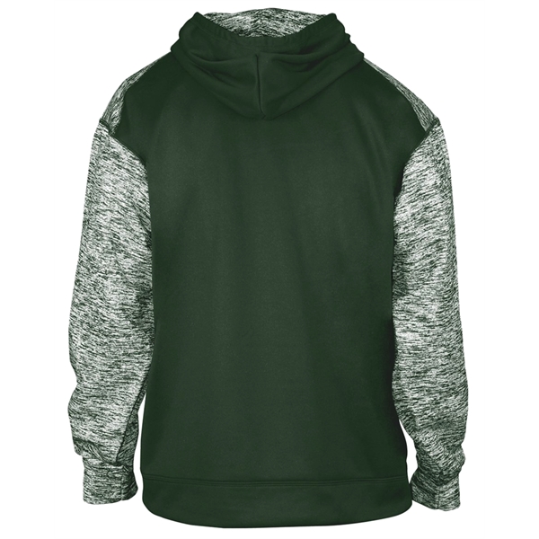 Unisex sweatshirt with front pouch pocket with hook and loop closures... from ASI 37461 Augusta Sportswear