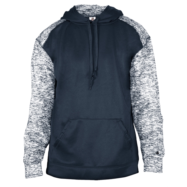 Unisex sweatshirt with front pouch pocket with hook and loop closures... from ASI 37461 Augusta Sportswear