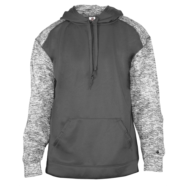 Unisex sweatshirt with front pouch pocket with hook and loop closures... from ASI 37461 Augusta Sportswear