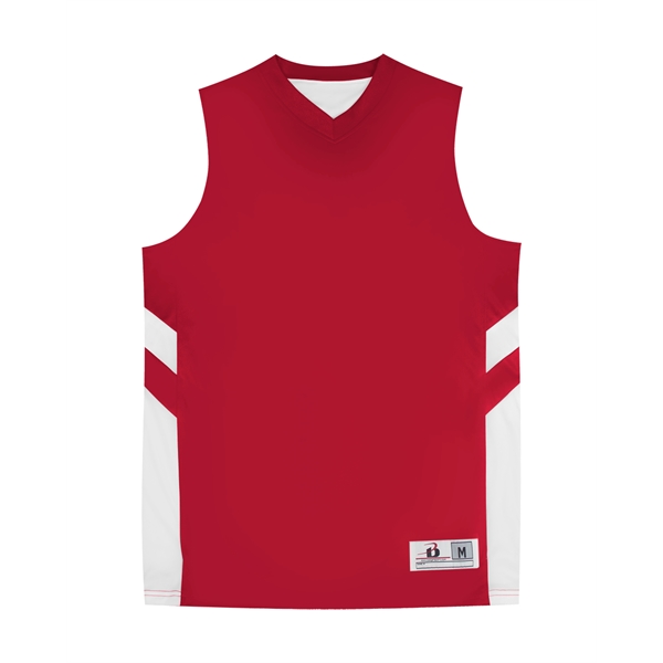 Reversible youth tank with individually hemmed bottom for easy access screening,... from ASI 37461 Augusta Sportswear