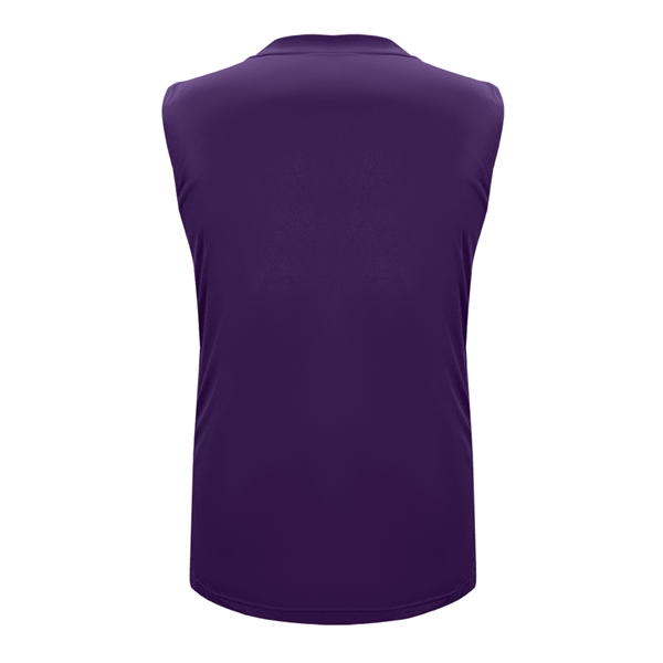 Reversible youth tank with individually hemmed bottom for easy access screening,... from ASI 37461 Augusta Sportswear