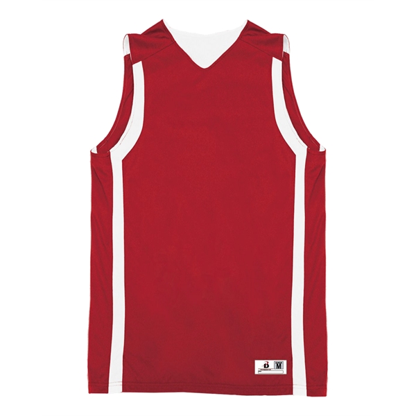 Reversible youth tank with contrast side inserts, double-needle hemmed armholes and... from ASI 37461 Augusta Sportswear