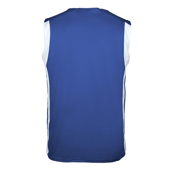 Reversible youth tank with contrast side inserts, double-needle hemmed armholes and... from ASI 37461 Augusta Sportswear