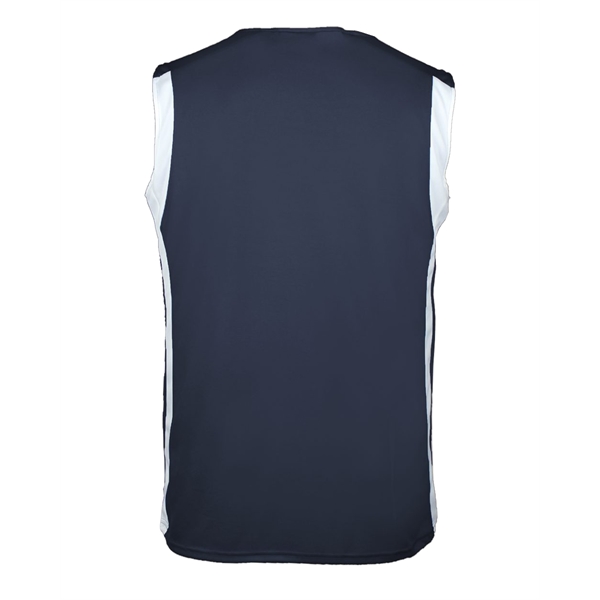 Reversible youth tank with contrast side inserts, double-needle hemmed armholes and... from ASI 37461 Augusta Sportswear