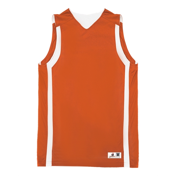 Reversible youth tank with contrast side inserts, double-needle hemmed armholes and... from ASI 37461 Augusta Sportswear