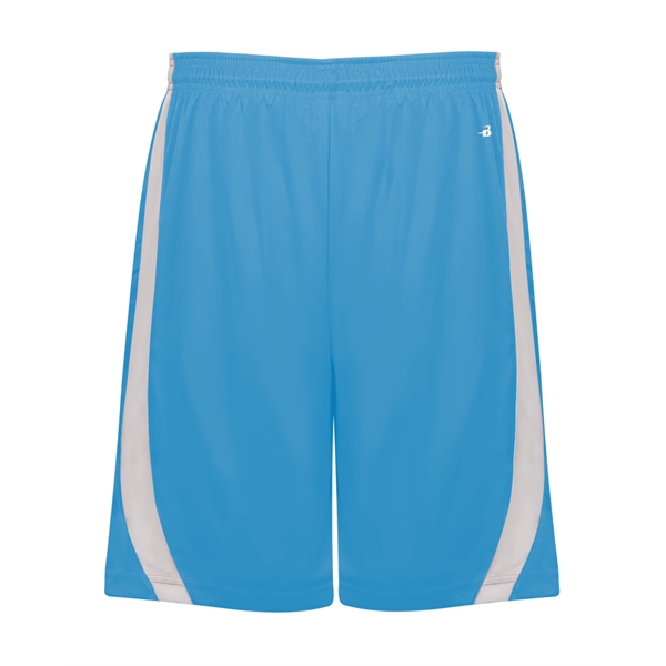 Reversible youth shorts, each layer individually bottom hemmed for easy screening,... from ASI 37461 Augusta Sportswear
