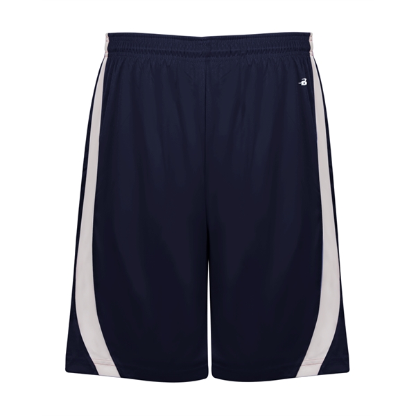 Reversible youth shorts, each layer individually bottom hemmed for easy screening,... from ASI 37461 Augusta Sportswear