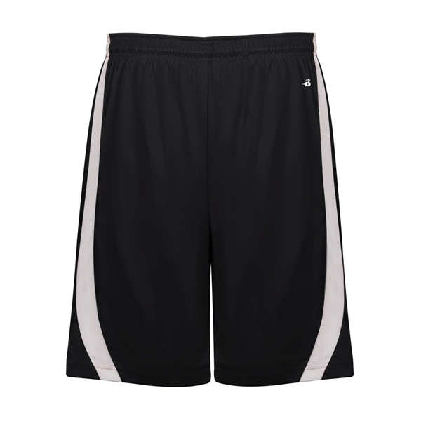Reversible youth shorts, each layer individually bottom hemmed for easy screening,... from ASI 37461 Augusta Sportswear