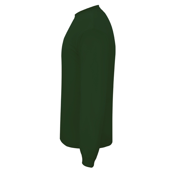 Long sleeve t-shirt with double-needle hem, Self-fabric collar.... from ASI 37461 Augusta Sportswear