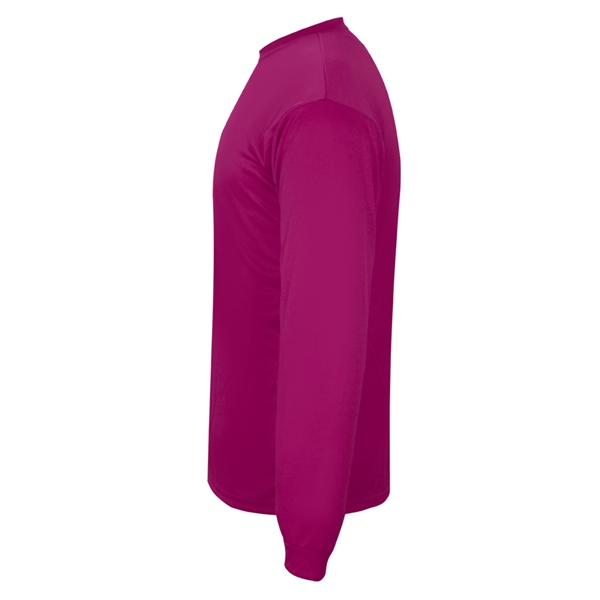 Long sleeve t-shirt with double-needle hem, Self-fabric collar.... from ASI 37461 Augusta Sportswear