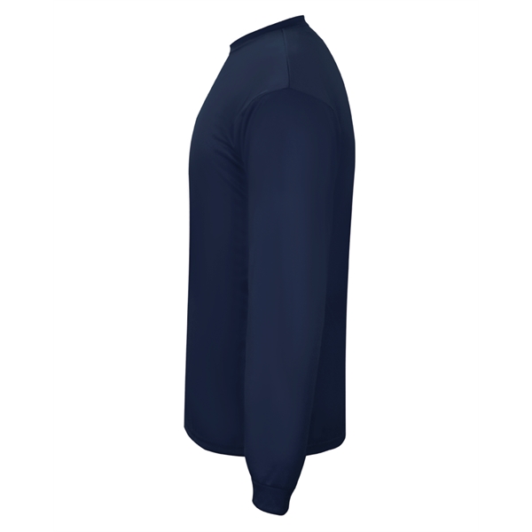 Long sleeve t-shirt with double-needle hem, Self-fabric collar.... from ASI 37461 Augusta Sportswear