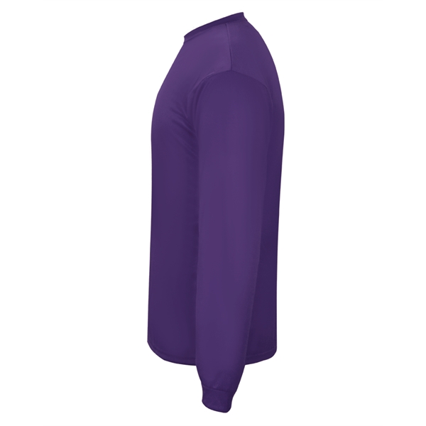 Long sleeve t-shirt with double-needle hem, Self-fabric collar.... from ASI 37461 Augusta Sportswear