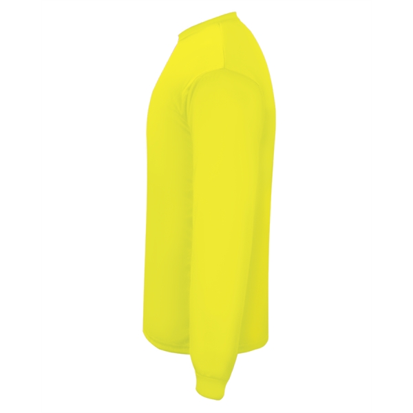 Long sleeve t-shirt with double-needle hem, Self-fabric collar.... from ASI 37461 Augusta Sportswear