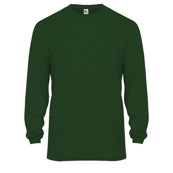 Long sleeve t-shirt with double-needle hem, Self-fabric collar.... from ASI 37461 Augusta Sportswear