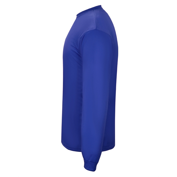 Long sleeve t-shirt with double-needle hem, Self-fabric collar.... from ASI 37461 Augusta Sportswear