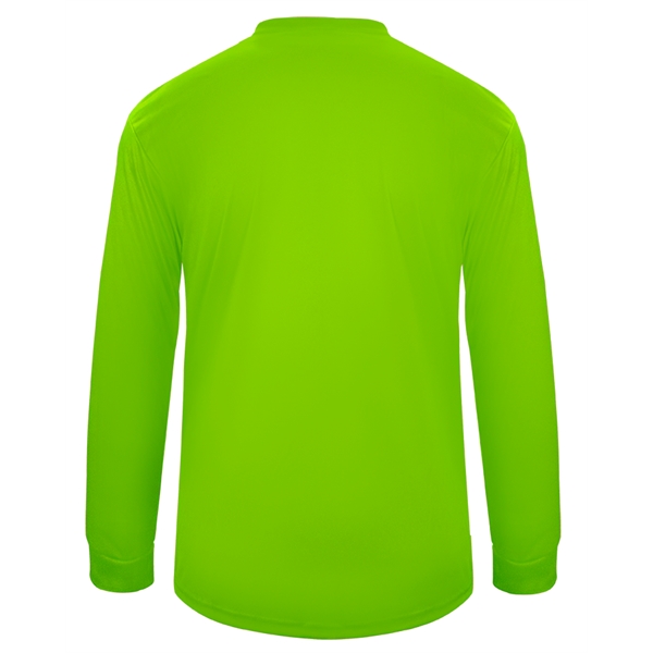 Long sleeve t-shirt with double-needle hem, Self-fabric collar.... from ASI 37461 Augusta Sportswear