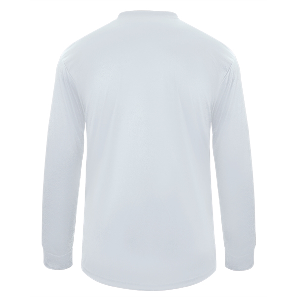 Long sleeve t-shirt with double-needle hem, Self-fabric collar.... from ASI 37461 Augusta Sportswear