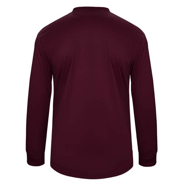 Long sleeve t-shirt with double-needle hem, Self-fabric collar.... from ASI 37461 Augusta Sportswear