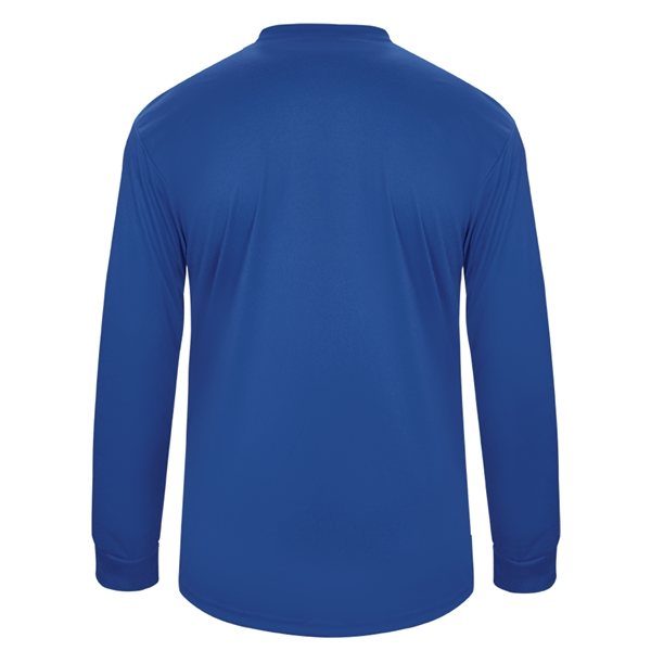 Long sleeve t-shirt with double-needle hem, Self-fabric collar.... from ASI 37461 Augusta Sportswear