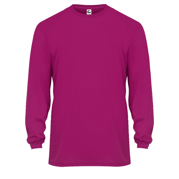 Long sleeve t-shirt with double-needle hem, Self-fabric collar.... from ASI 37461 Augusta Sportswear