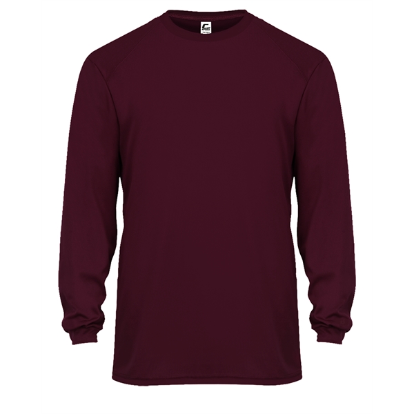 Long sleeve t-shirt with double-needle hem, Self-fabric collar.... from ASI 37461 Augusta Sportswear