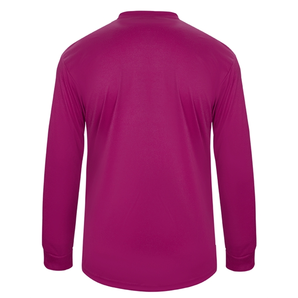Long sleeve t-shirt with double-needle hem, Self-fabric collar.... from ASI 37461 Augusta Sportswear