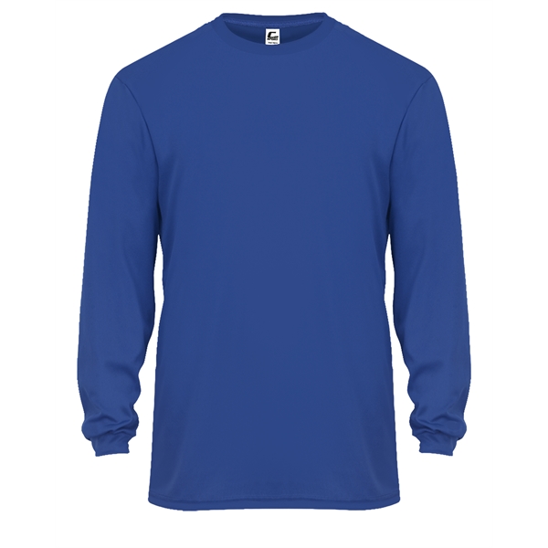 Long sleeve t-shirt with double-needle hem, Self-fabric collar.... from ASI 37461 Augusta Sportswear
