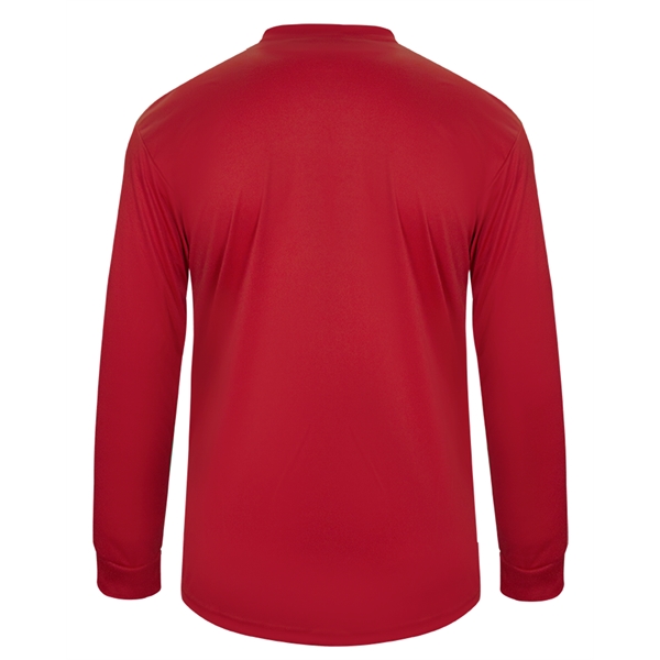Long sleeve t-shirt with double-needle hem, Self-fabric collar.... from ASI 37461 Augusta Sportswear