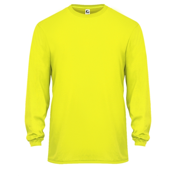 Long sleeve t-shirt with double-needle hem, Self-fabric collar.... from ASI 37461 Augusta Sportswear