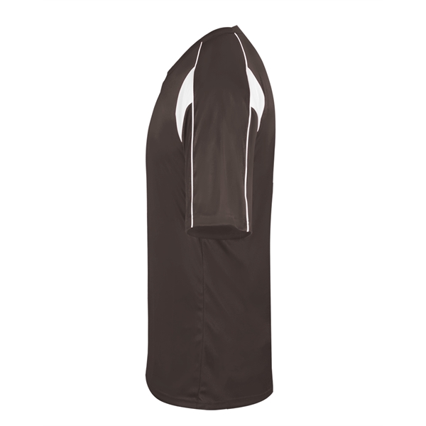 Adult shirt with two button placket, Double-needle hem.... from ASI 37461 Augusta Sportswear