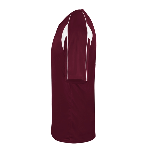 Adult shirt with two button placket, Double-needle hem.... from ASI 37461 Augusta Sportswear