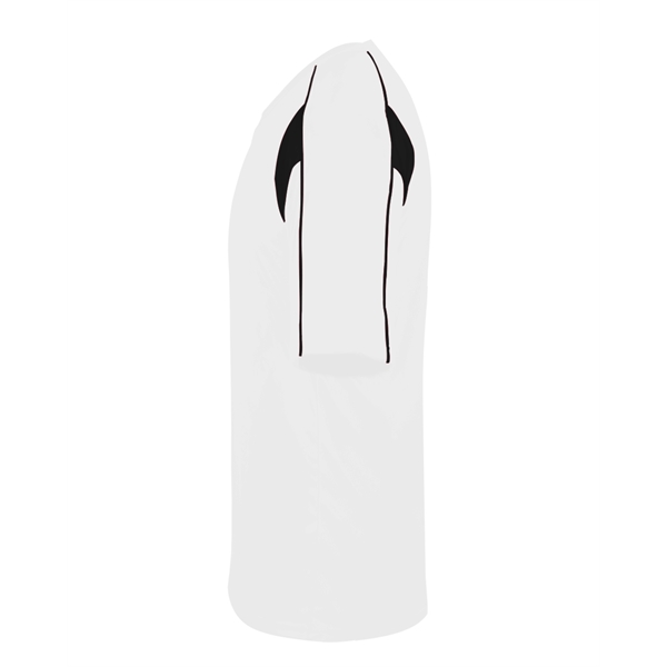 Adult shirt with two button placket, Double-needle hem.... from ASI 37461 Augusta Sportswear