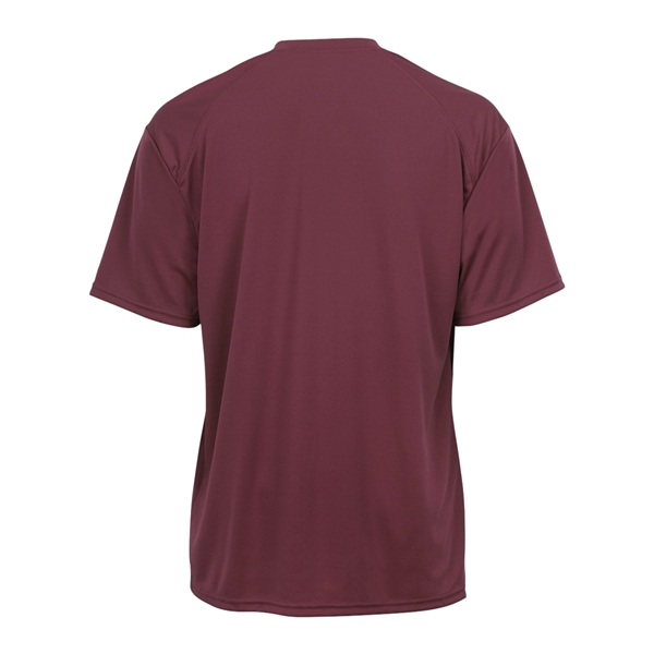 Adult shirt with two button placket, Double-needle hem, Badger heat seal... from ASI 37461 Augusta Sportswear