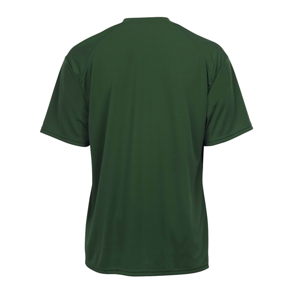 Adult shirt with two button placket, Double-needle hem, Badger heat seal... from ASI 37461 Augusta Sportswear