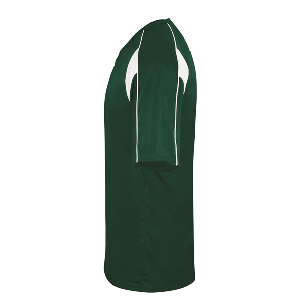 Adult shirt with two button placket, Double-needle hem.... from ASI 37461 Augusta Sportswear