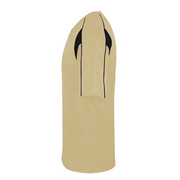 Adult shirt with two button placket, Double-needle hem.... from ASI 37461 Augusta Sportswear