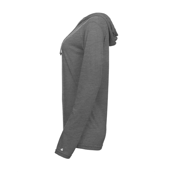 Tri-Blend surplice women's hooded tee.... from ASI 37461 Augusta Sportswear