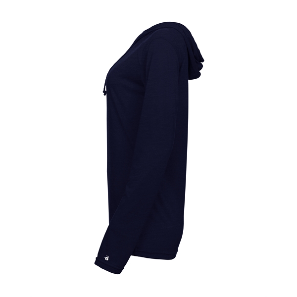 Tri-Blend surplice women's hooded tee.... from ASI 37461 Augusta Sportswear