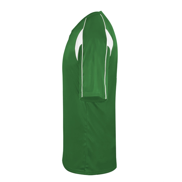 Adult shirt with two button placket, Double-needle hem.... from ASI 37461 Augusta Sportswear