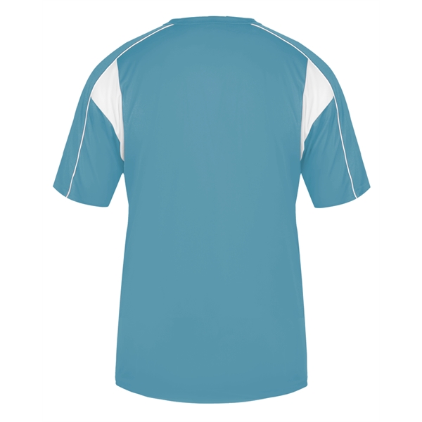 Adult shirt with two button placket, Double-needle hem.... from ASI 37461 Augusta Sportswear