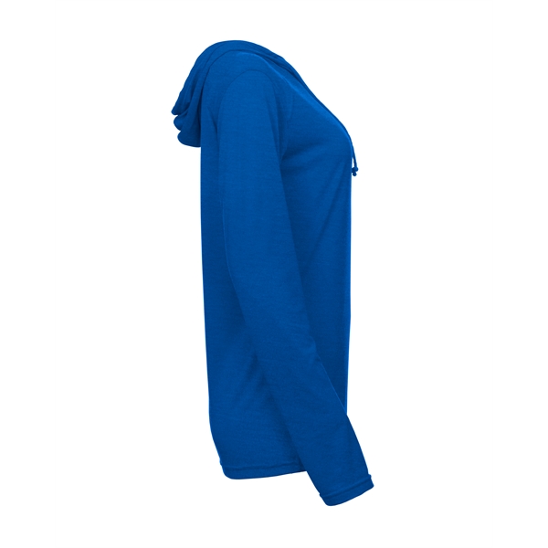 Tri-Blend surplice women's hooded tee.... from ASI 37461 Augusta Sportswear