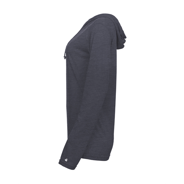 Tri-Blend surplice women's hooded tee.... from ASI 37461 Augusta Sportswear