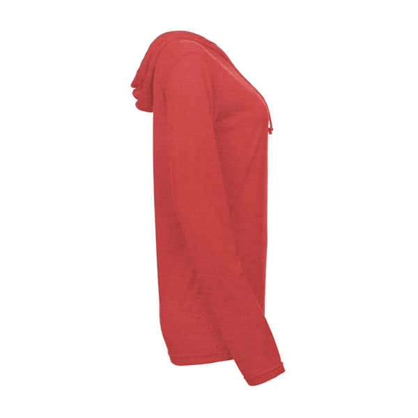 Tri-Blend surplice women's hooded tee.... from ASI 37461 Augusta Sportswear