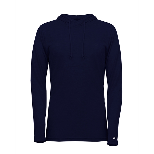 Tri-Blend surplice women's hooded tee.... from ASI 37461 Augusta Sportswear