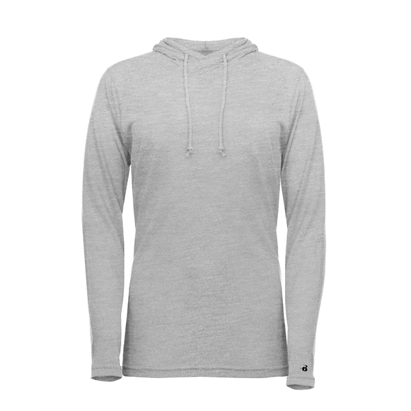 Tri-Blend surplice women's hooded tee.... from ASI 37461 Augusta Sportswear
